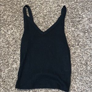 black tank top